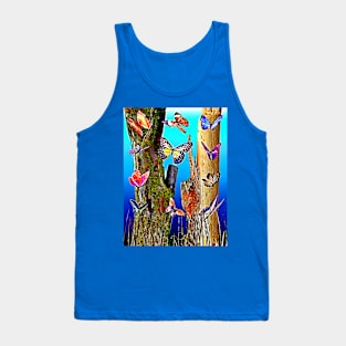 Butterflies Cartoon Tank Top